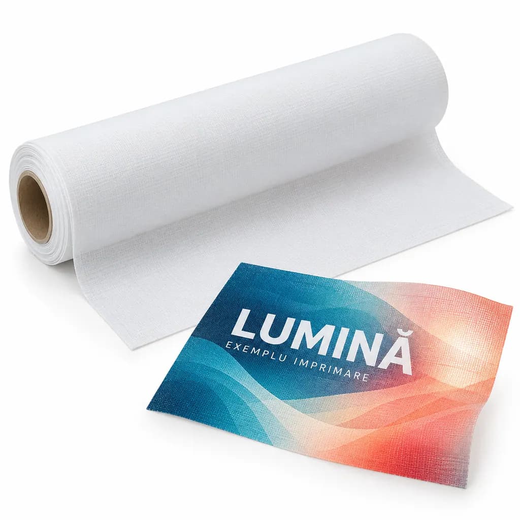Material textil backlit pentru bannere