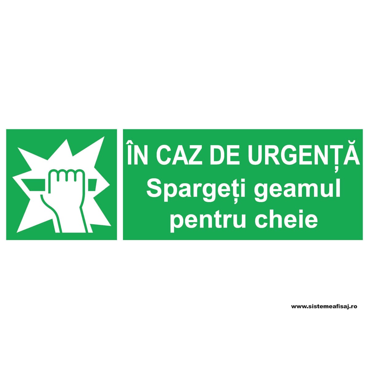 Semn Indicator In Caz De Urgenta Spargeti Geamul Pentru Cheie