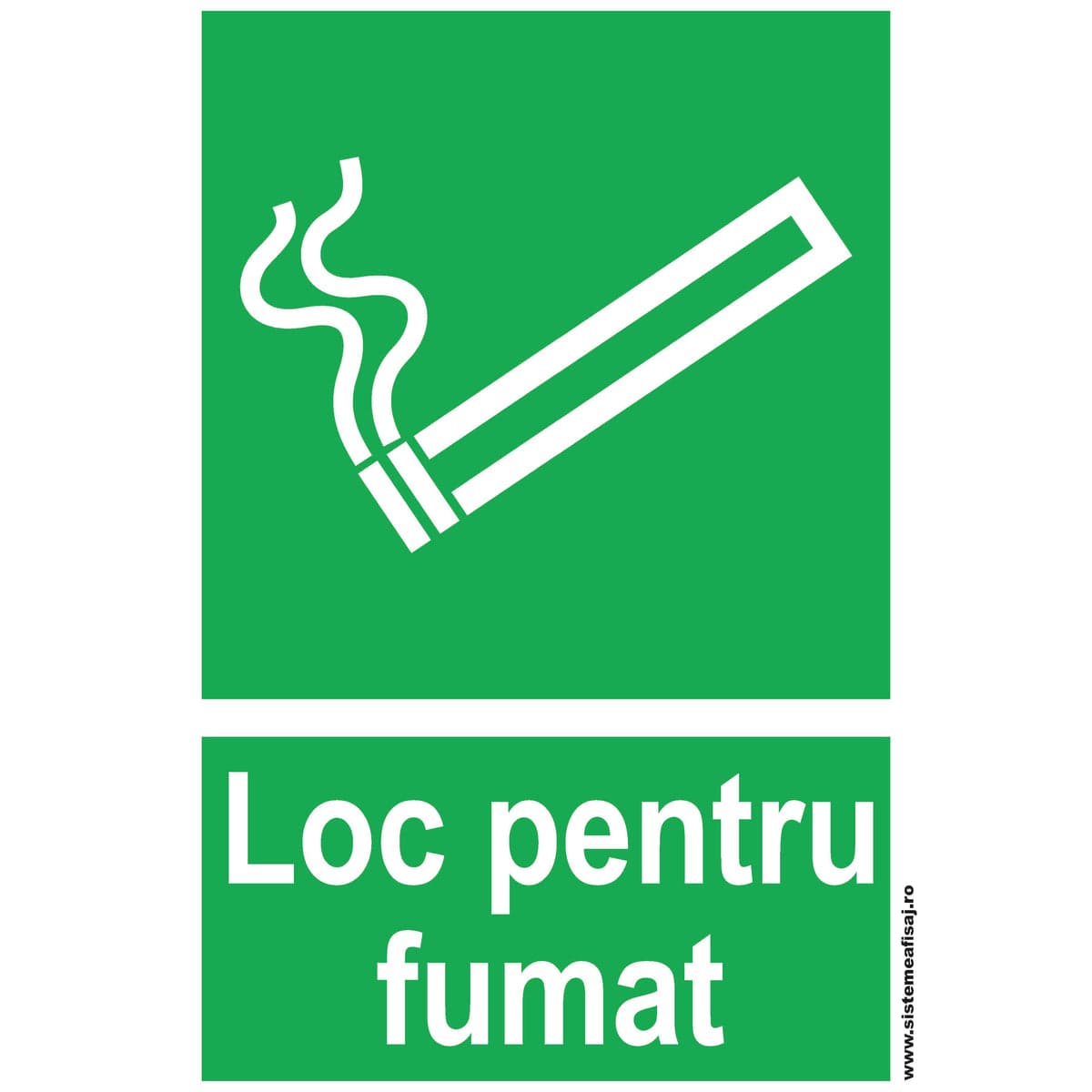 Semn Indicator Loc Pentru Fumat