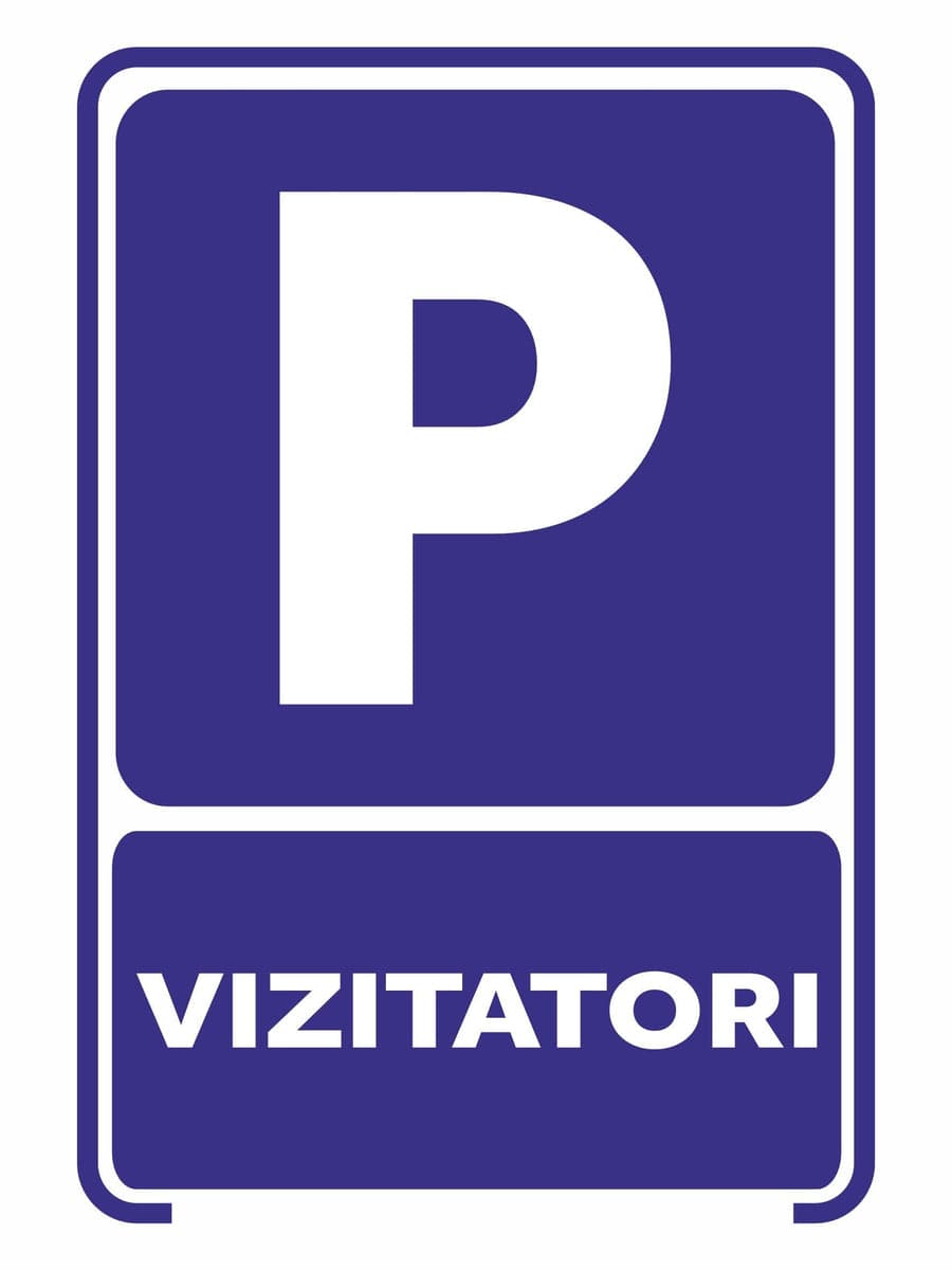 Semn Indicator Parcare Vizitatori
