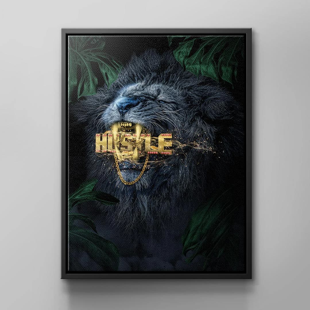 Canvas Lion The Hustler