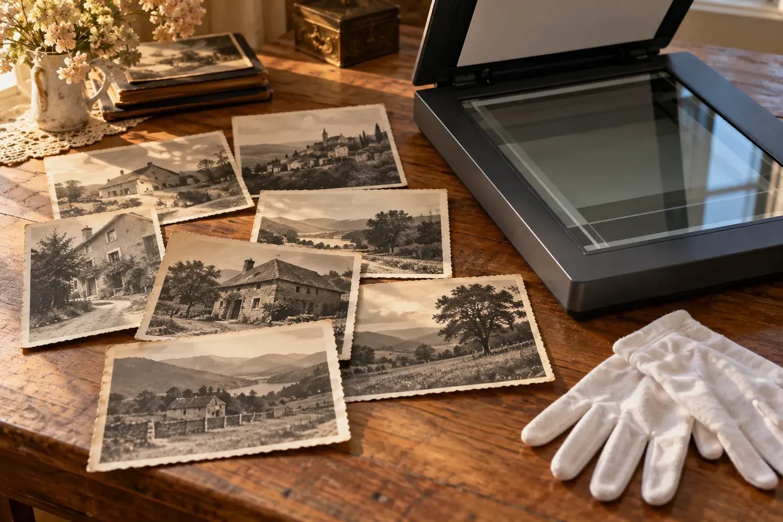 Fotografii vechi pe canvas: cum le scanezi și ce dimensiune alegi