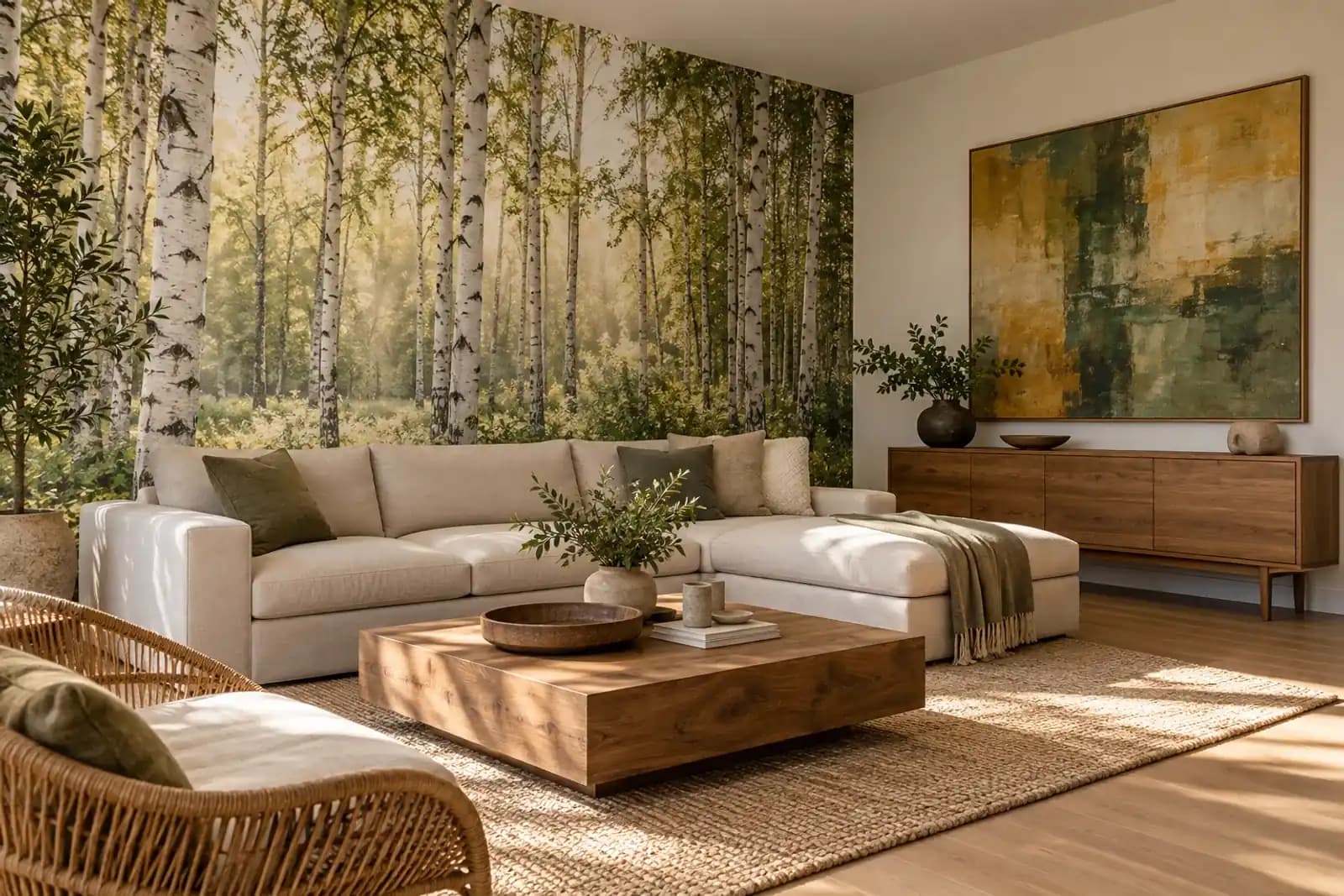 Decorul pereților cu print: canvas, fototapet și alte variante, ghid complet pe camere și bugete