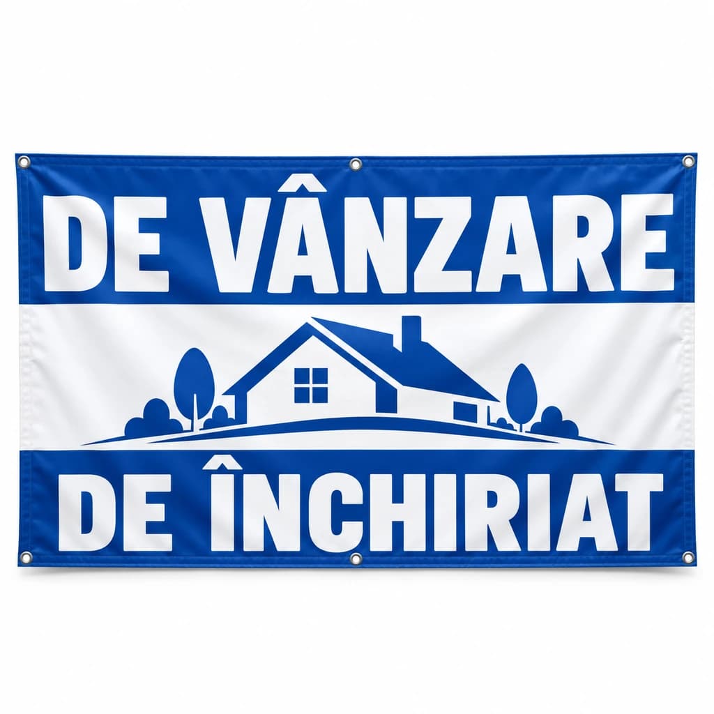 Banner de vânzare / de închiriat – model clasic 6