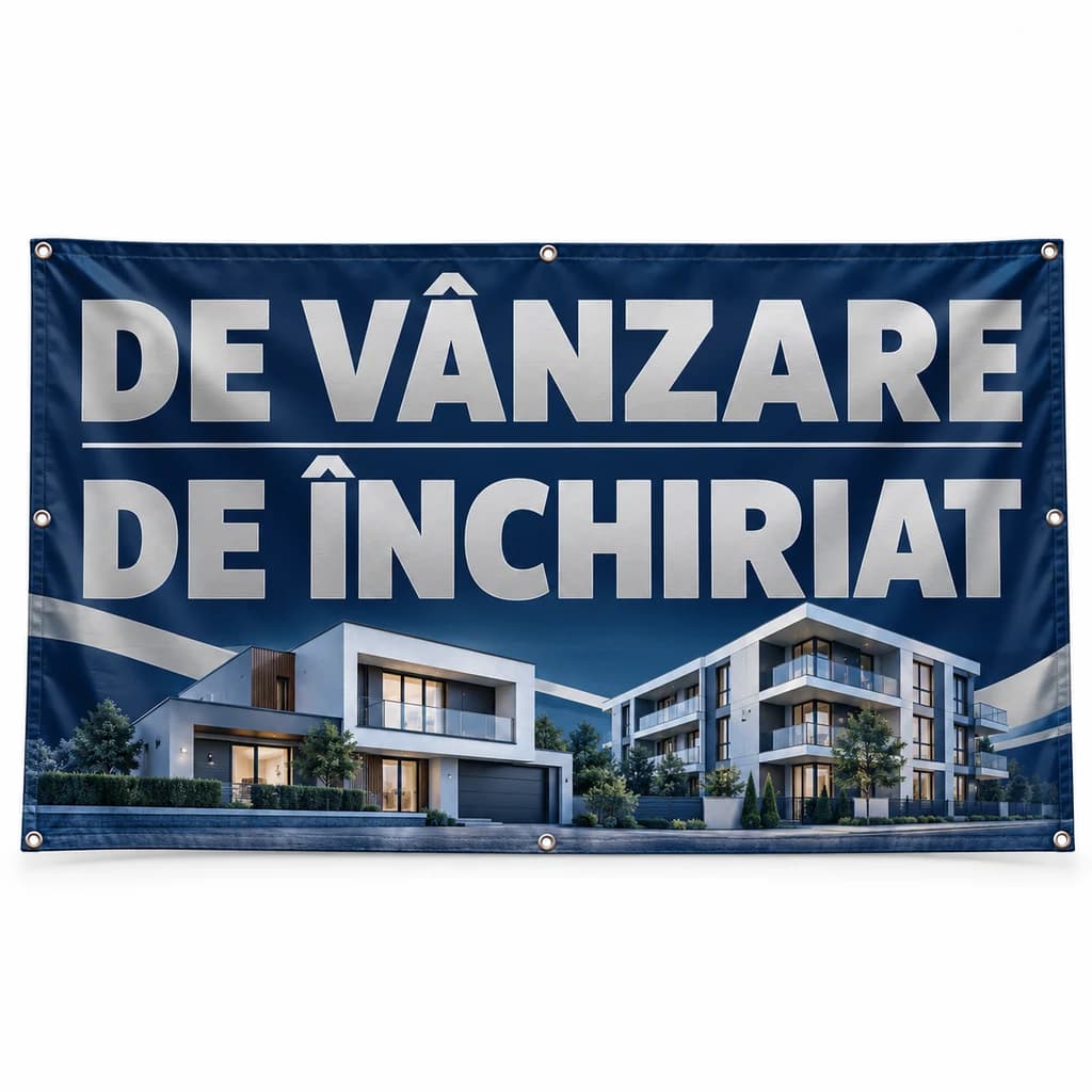 Banner de vânzare / de închiriat – model panoramic 9