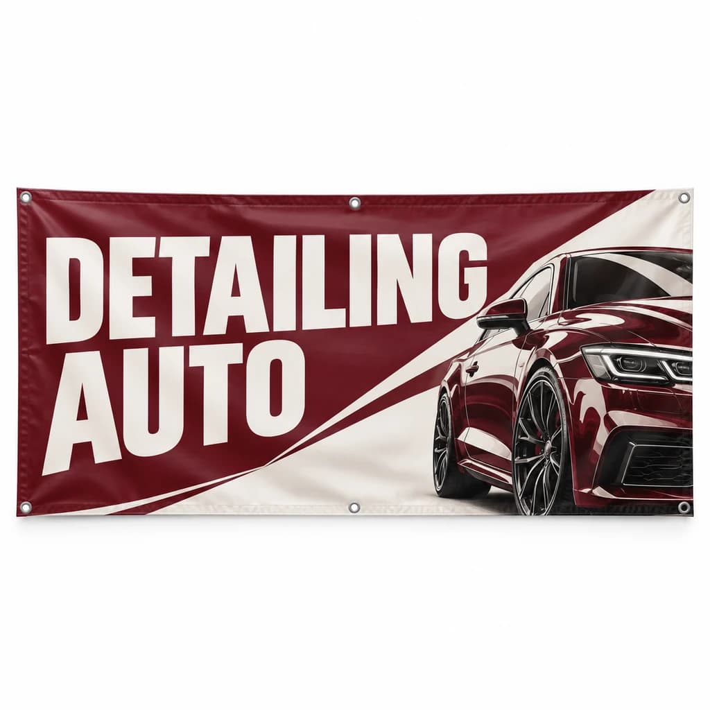 Banner detailing auto – model dinamic