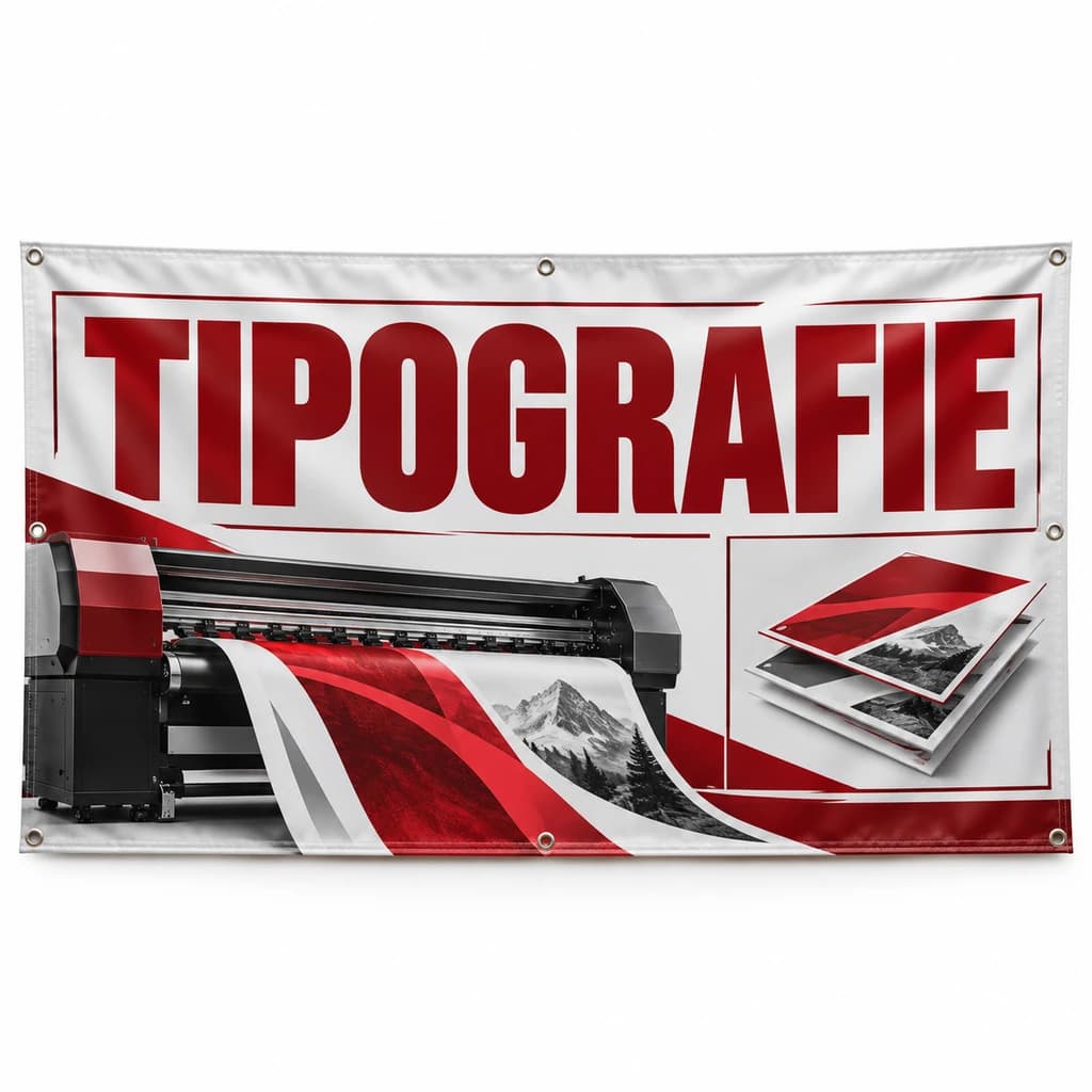 Banner tipografie – model tipografic