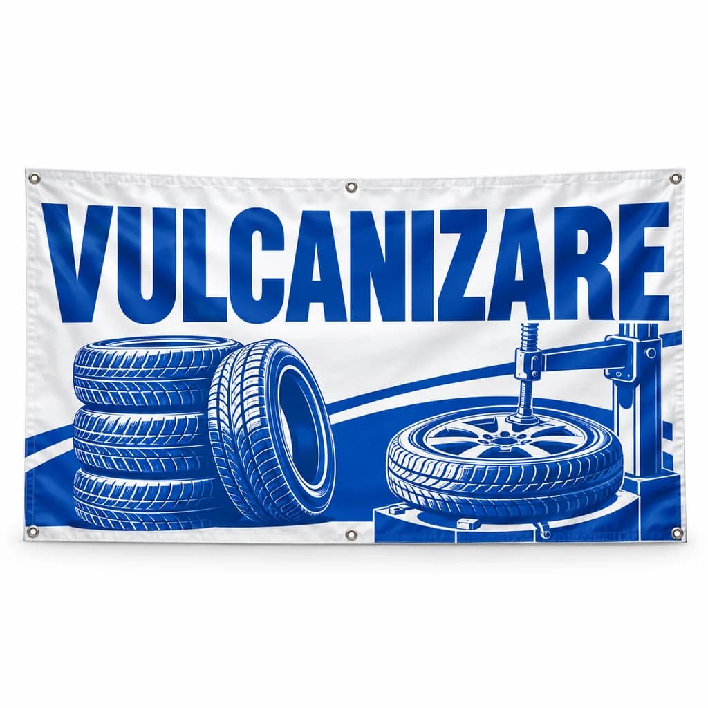 Banner vulcanizare – model clasic