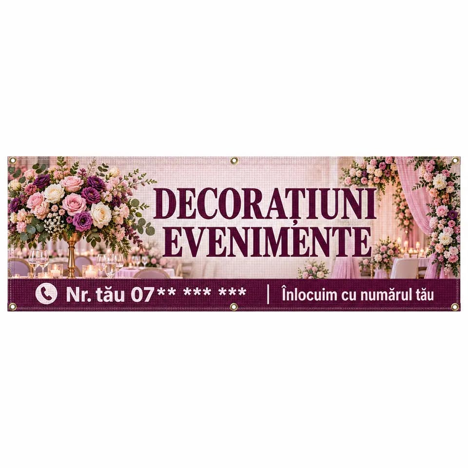 Mesh decorațiuni evenimente cu numărul tău