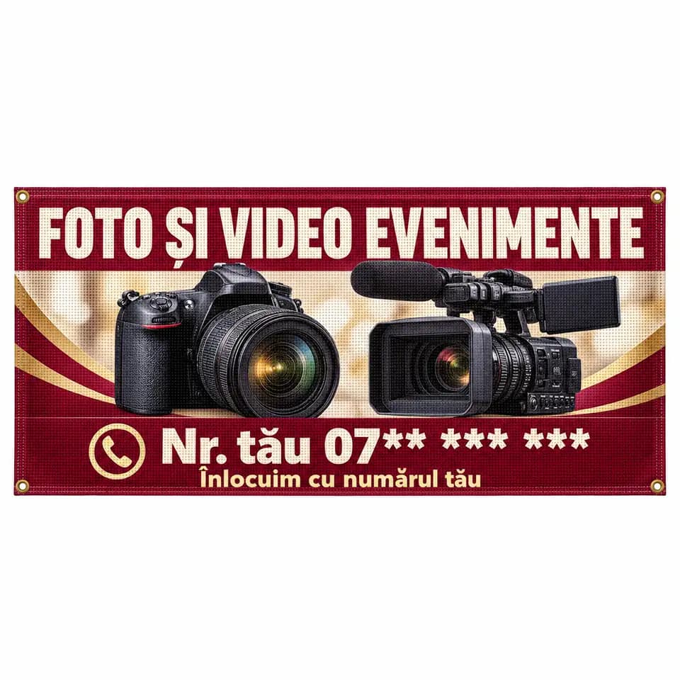 Mesh foto și video evenimente cu numărul tău