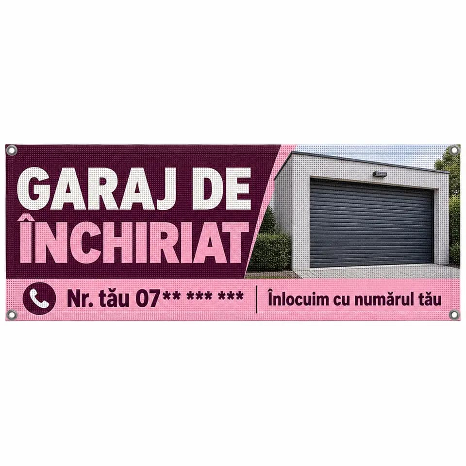 Mesh garaj de închiriat cu numărul tău