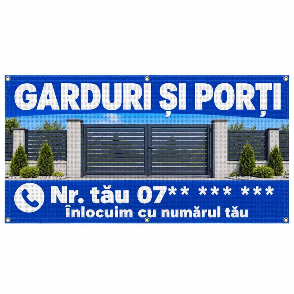 Mesh garduri și porți cu numărul tău