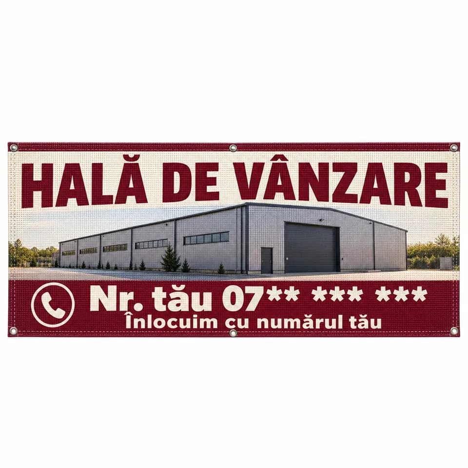 Mesh hală de vânzare cu numărul tău