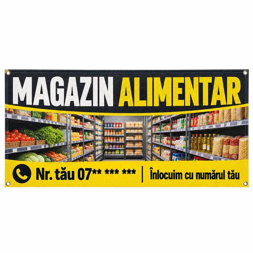 Mesh magazin alimentar cu numărul tău