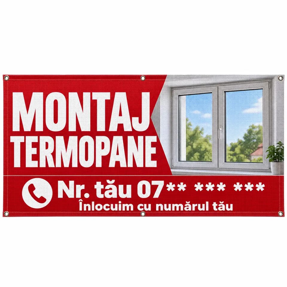 Mesh montaj termopane cu numărul tău