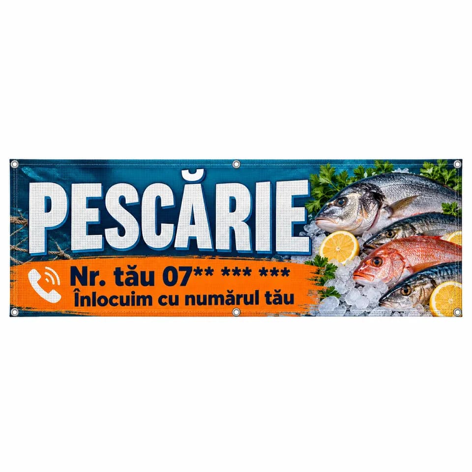 Mesh pescărie cu numărul tău