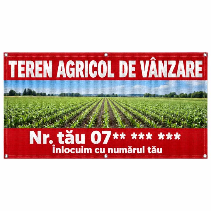Mesh teren agricol de vânzare cu numărul tău