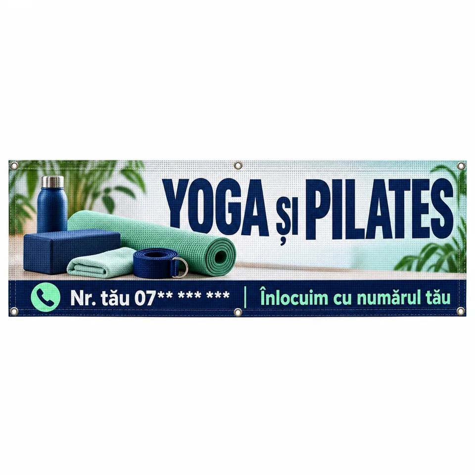 Mesh yoga și pilates cu numărul tău