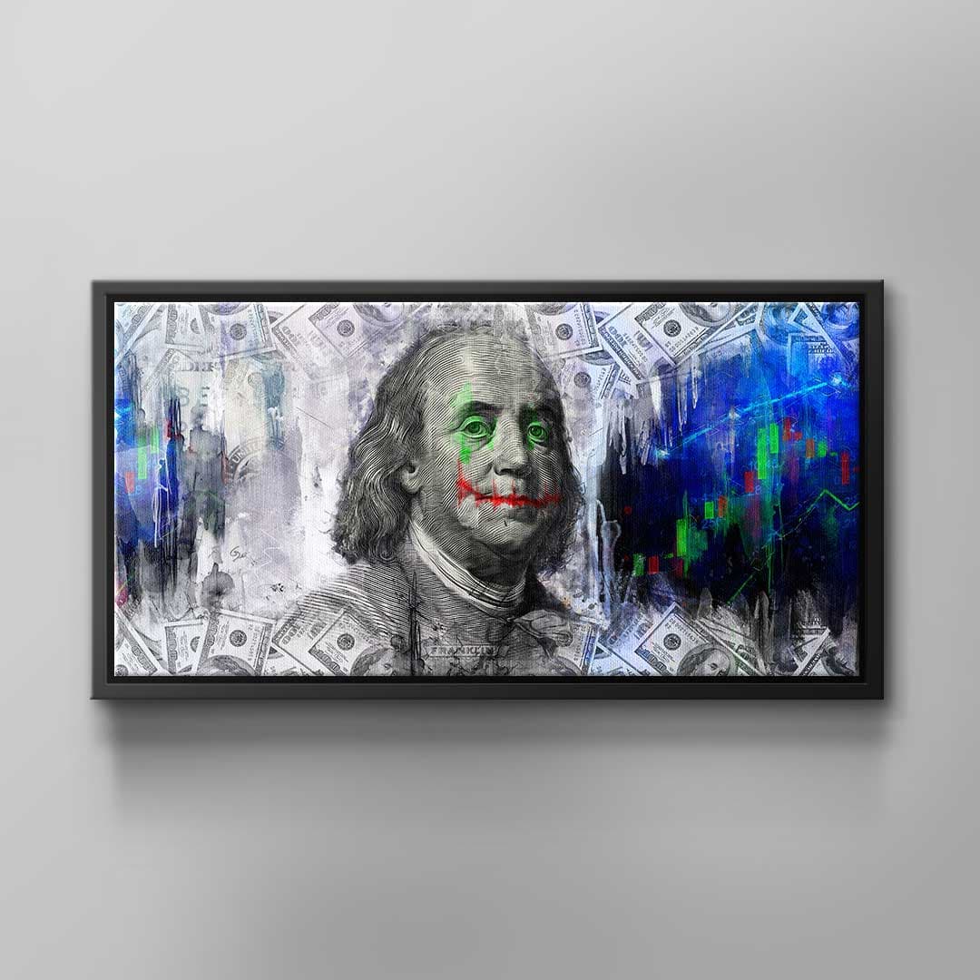 Canvas Crazy Dollar Chart