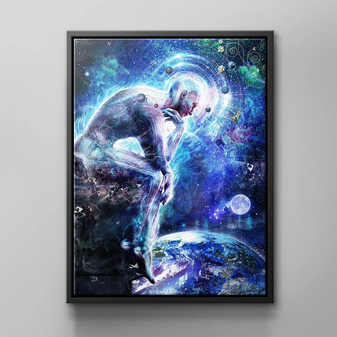 Tablou canvas legea atracției spirituală – cameră de meditație