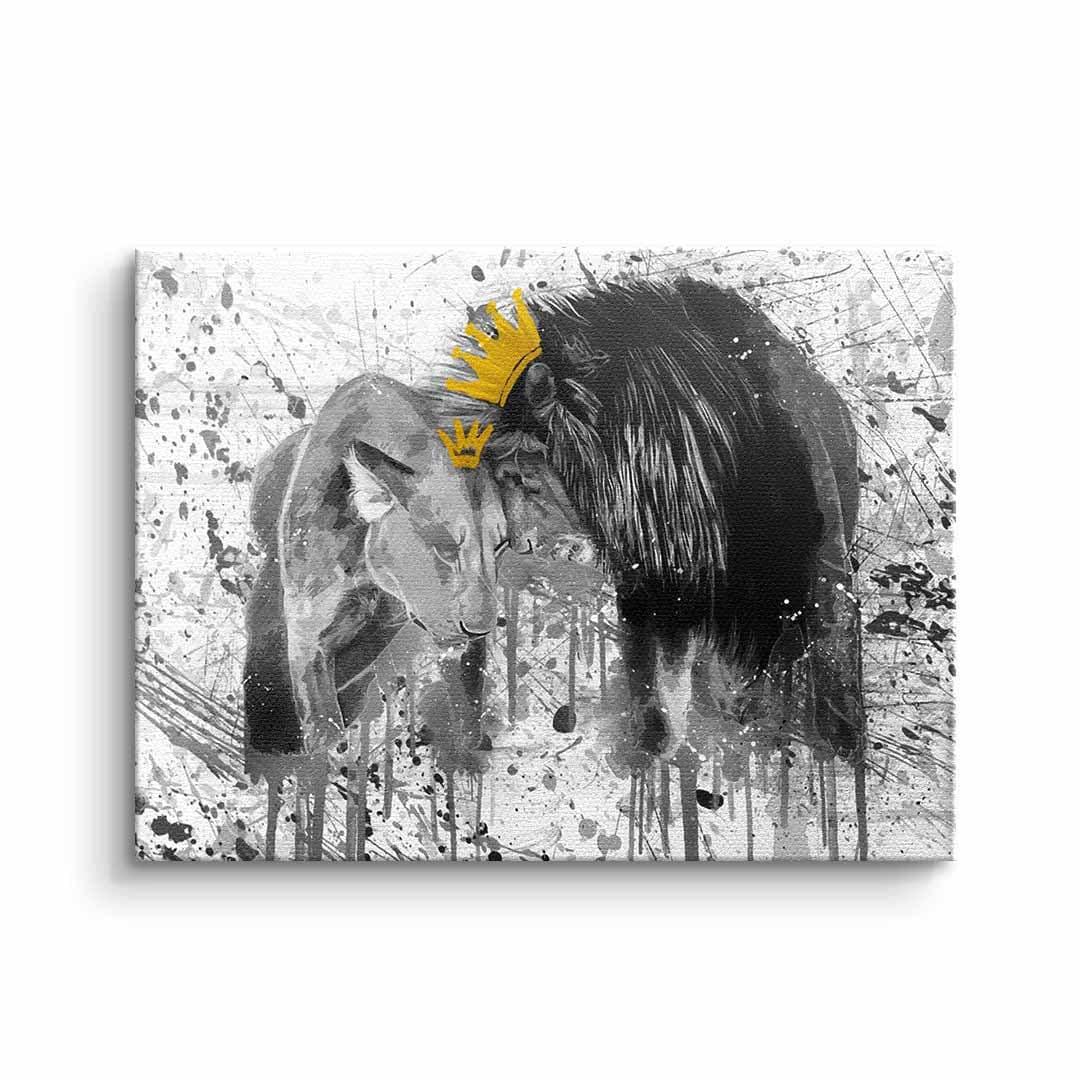 Tablou canvas cuplu de lei abstract gri – decor dormitor matrimonial