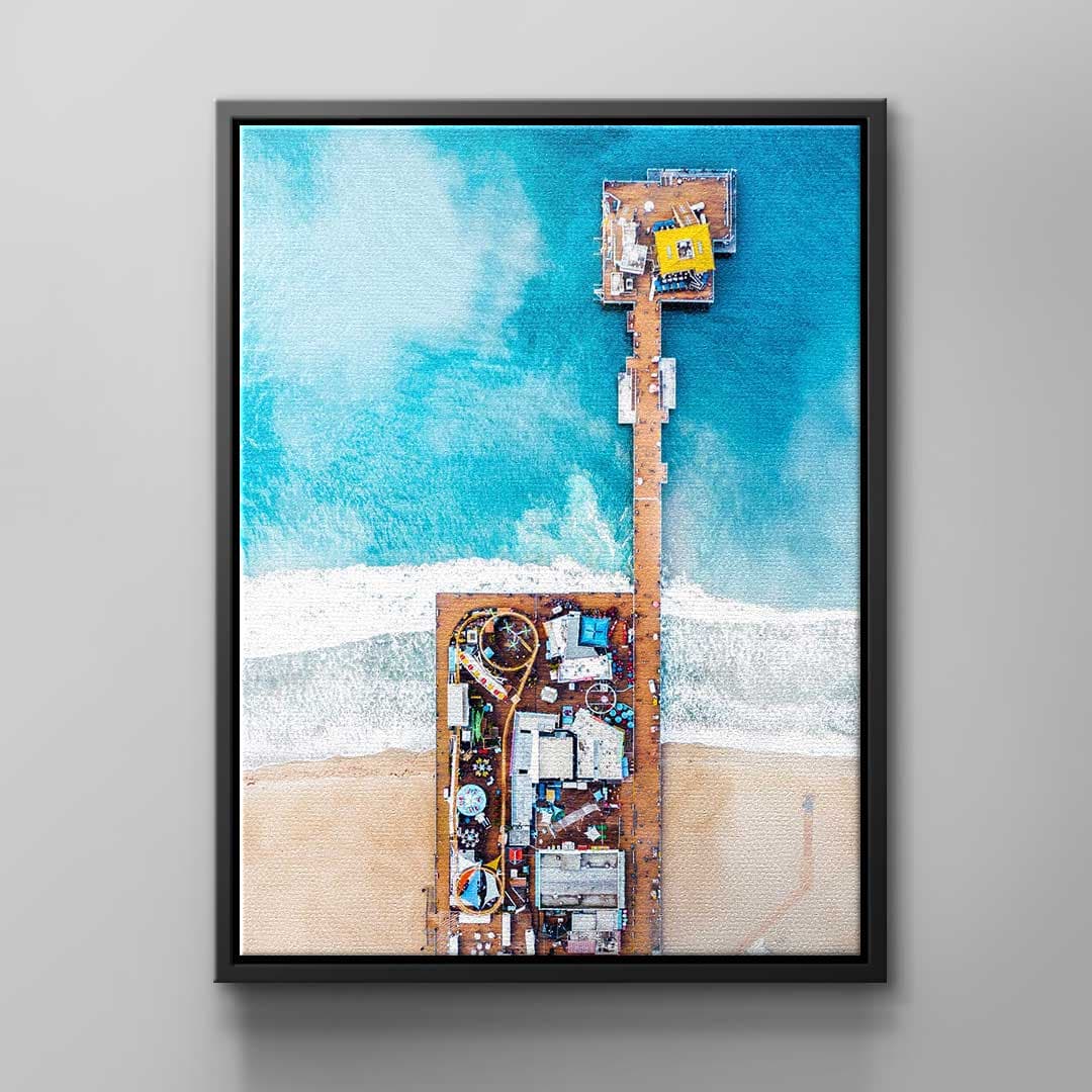 Tablou canvas chei Santa Monica văzut de sus – decor living modern