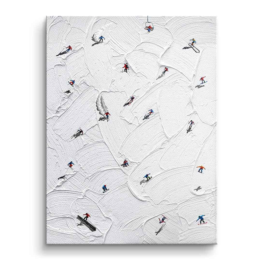 Tablou canvas schiuri sau snowboard – decor cabană montană