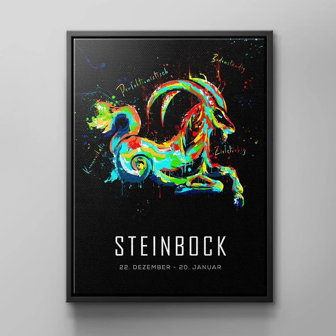 Tablou canvas zodia capricorn colorată – pentru dormitor