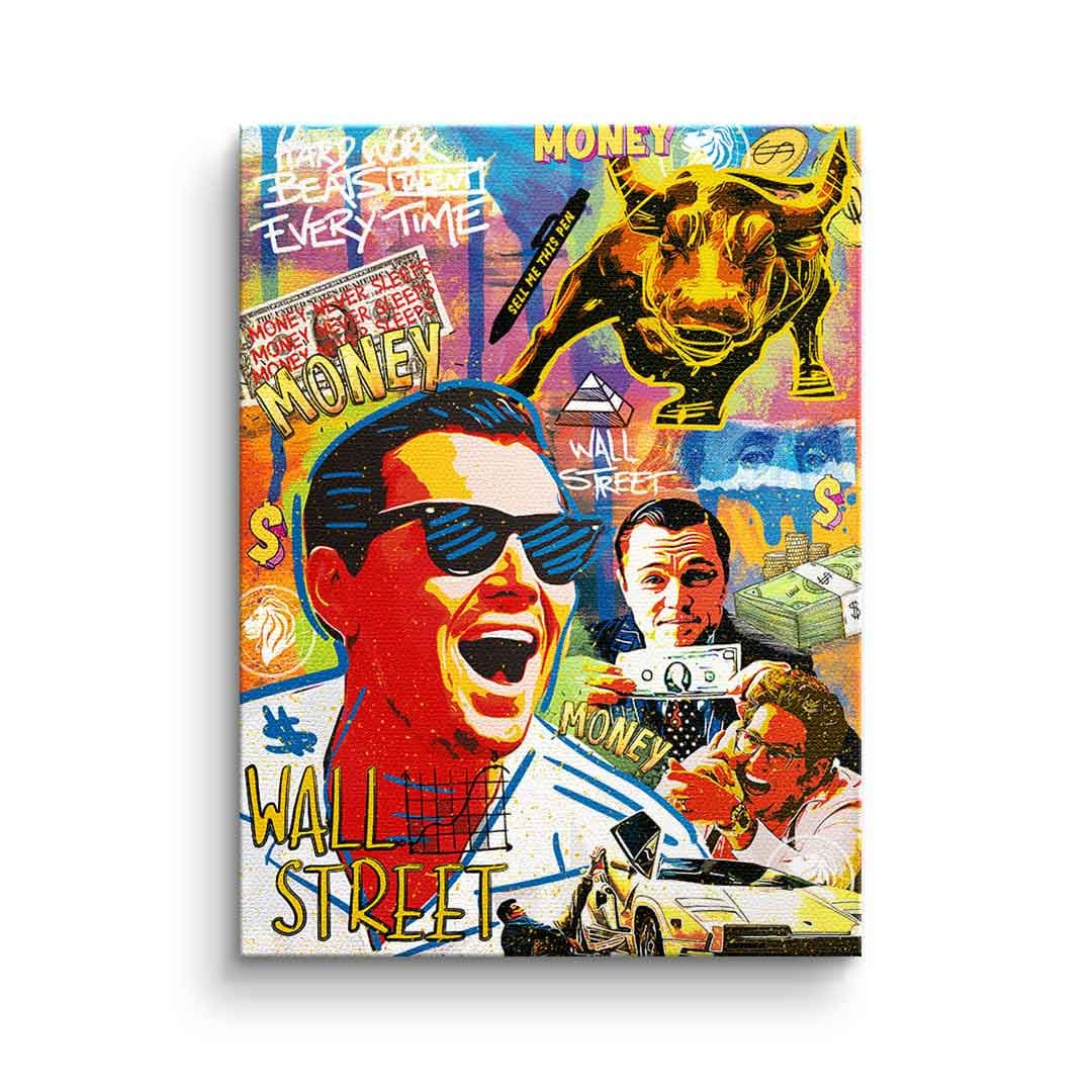 Tablou canvas colaj pop art cu broker de lux – decor cameră băieți